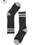 Calcetín hombre Stripes grafito