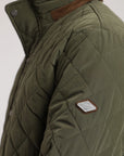 Label - Chaqueta hombre Quilted olivo