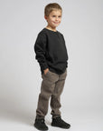 Pantalón kids Jogger café