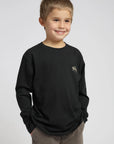 Polera manga larga kids Auto negro