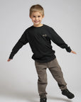 Polera manga larga kids Auto negro