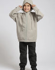 Polerón kids Hoodie gris
