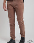 Pantalón hombre Cotelé café- Algodón orgánico - Frøens