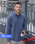 Label - Camisa manga larga Lisboa azul