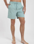 Traje de Baño hombre Classic Solid celeste - Nylon reciclado - Frøens