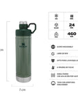 Botella térmica classic verde | 750 ML Stanley - Frøens