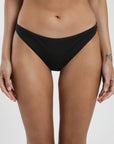 Bikini bottom Praia negro - Poliéster reciclado - Frøens