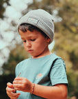 Beanie kids paine gris- Poliéster reciclado - Frøens