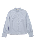 Blusa manga larga Ellie rayas celeste