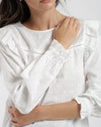 Blusa manga larga Mia blanco