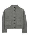 Chaleco mujer Ana gris melange - Lana