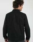 Chaqueta hombre Palma negro - Algodón orgánico y lino - Frøens