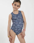 Traje de Baño girl Classic Flores azul - Frøens