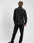 Camisa manga larga Flannel check grafito - Frøens