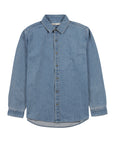 Camisa manga larga Denim azul