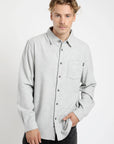 Camisa manga larga Flannel gris - Frøens