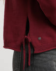 Chaleco mujer Elqui burdeo - Algodón orgánico