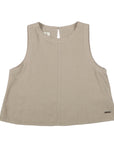 Blusa mujer Caulle beige - Lino - Frøens