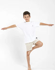 Polera manga corta kids Palmera blanco - Algodón orgánico - Frøens