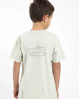 Polera manga corta kids Bote beige - Algodón orgánico - Frøens