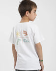 Polera manga corta kids Praia blanco- Algodón orgánico - Frøens