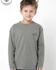 Polera manga larga kids Palafito olivo