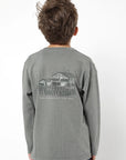 Polera manga larga kids Palafito olivo