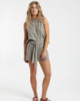 Short mujer Bahía verde - Lino - Frøens