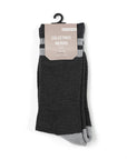 Calcetín hombre Stripes grafito