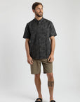 Camisa manga corta Palmeras grafito - Algodón orgánico - Frøens