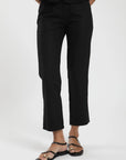 Pantalón mujer Iris negro - Lino