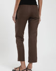 Pantalón mujer Iris café - Lino - Frøens