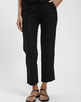 Pantalón mujer Iris negro - Lino