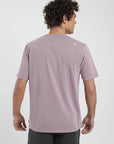 Polera manga corta hombre Heavyweight Plain rosado - Algodón orgánico