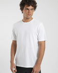 Polera manga corta hombre Heavyweight Loose blanco - Algodón orgánico