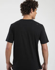 Polera manga corta hombre Plain negro - Algodón orgánico