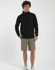Polerón hombre Ulmo negro - Algodón orgánico