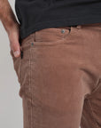 Pantalón hombre Cotelé café- Algodón orgánico - Frøens