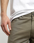 Pantalón hombre Shaper olivo - Algodón orgánico - Frøens