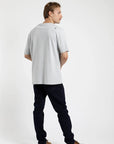 Polera manga corta hombre Plain hielo
