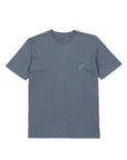 Polera manga corta hombre Hoja azul