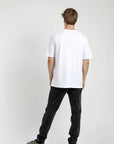 Polera manga corta hombre Front text blanco - Algodón orgánico - Frøens