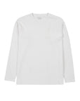 Polera manga larga hombre Plain heavy blanco