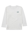 Polera manga larga kids Pez blanco