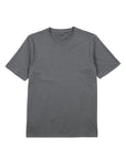 Polera manga corta hombre Plain heavy grafito