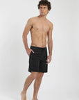 Traje de Baño hombre Surf Lavado negro - Poliéster reciclado