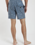 Traje de Baño hombre Trunk Pez azul - Poliéster reciclado - Frøens