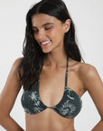 Bikini top Pipa verde - Poliéster reciclado