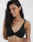 Bikini top Praia negro - Poliéster reciclado