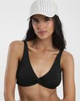 Bikini top Praia negro - Poliéster reciclado